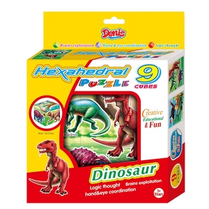 Puzzle / Slagalica Dinosauri, 9 kocki