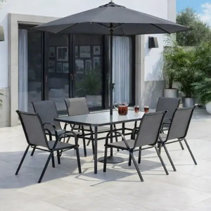 Baštenska garnitura Bali sive stolice