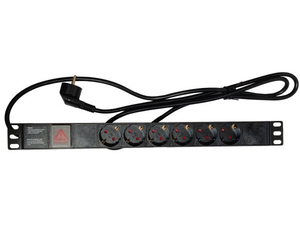 MAXPRO LINE Napojna letva 19 inča, 6 mesta, 16A