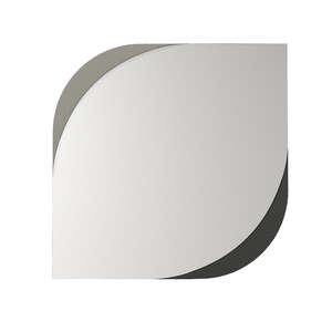 Lava zidno ogledalo siva-antracit