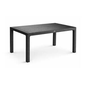 Baštenski sto ratan golf 75x125 crni