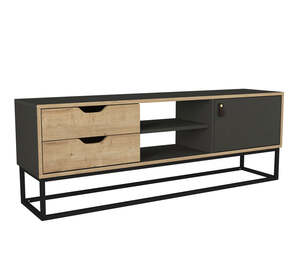 Dolores tv komoda antracit-hrast