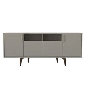 Roi komoda sivo-textile