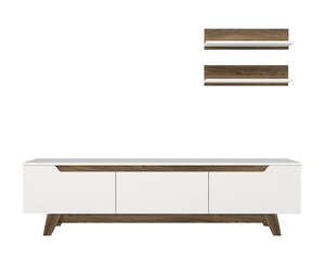 Zenan tv komoda belo-orah