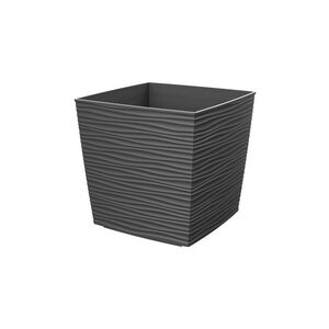 GARDINO-SAKSIJA FINESA KVADRAT 25X25X23H ANTRACIT