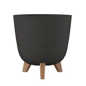 GARDINO-SAKSIJA SA NOGARIMA FINESA 25CM ANTRACIT