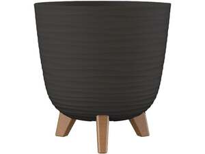 GARDINO-SAKSIJA SA NOGARIMA FINESA 30CM ANTRACIT