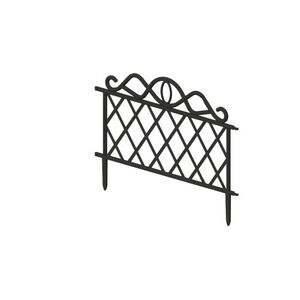 GARDINO-BAŠTENSKA OGRADICA 7/1 MAXI ANTRACIT