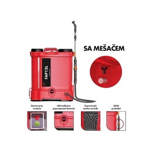 FARM Akumulatorska prskalica, Li-ion, sa meÜaŔem 12L FAP12L