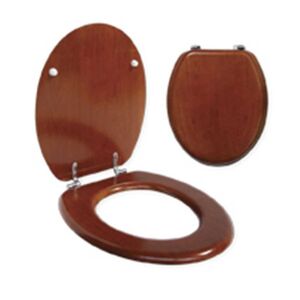 LAGUNA Daska za WC šoljlu, medijapan, mahagoni, p2 D13441