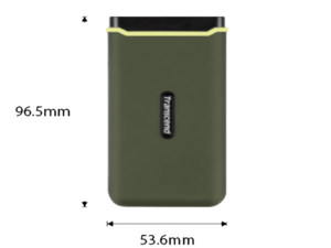 SSD TRANSCEND ESD380C 2000GB/eksterni/USB 3.2/type c/crna