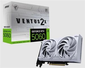Grafička kartica MSI GeForce RTX 5060 8GB GDDR7 128bit Ventus 2X OC White