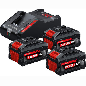 Bosch Professional Starter set 3x EXBA 18V-80 + EXAL 18V-160 0615V0005R