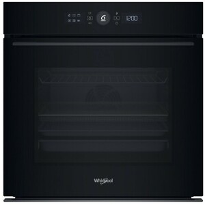 Whirlpool ugradna rerna WOI5S8HM1SBA, Multifunkcionalna, 73 L, 6th Sense tehnologija, AirFry, Steam, crna