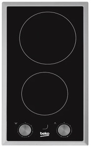 Beko ugradna ploča HDMC 32200 X, Staklokeramika, 2 zone kuvanja, 9 nivoa snage, crna