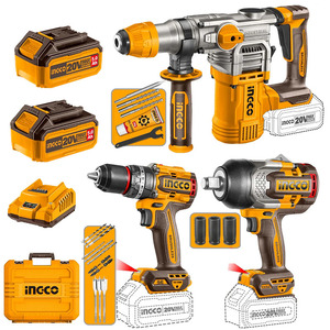 INGCO COSLI250281E aku set (buš 96nm+hamer+ud.odvijač 1350nm) super
