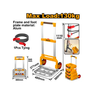 INGCO HHWB61201 sklopiva ručna transportna kolica 130kg super
