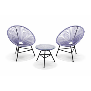 Baštenski set LOUNGE sivi