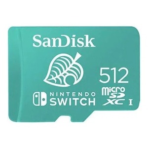 SanDisk SDXC 512GB micro 100MB/s R, 90MB/s W for Ninetendo Switch