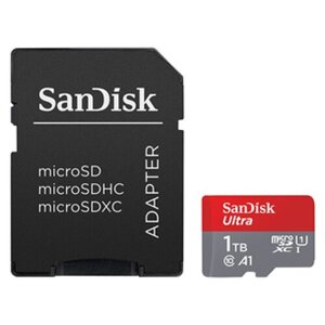 SanDisk SDXC 1TB Ultra Mic.150MB/s A1Class10 UHS-I +Adap.
