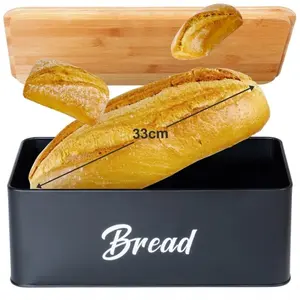 Vilde 259627 - Kutija za hleb, sa posudama 33.5 x 18.5 x 13 cm