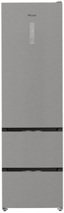 Whirlpool kombinovani frižider WHKF 6352 X5E, No frost, 351 l, 6th SENSE tehnologija, srebrni