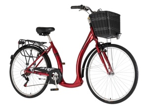 Bicikl city visitor vintage 28" alu 18" v-brake  6 brzina 167-192cm (l/xl) crveni 1282068