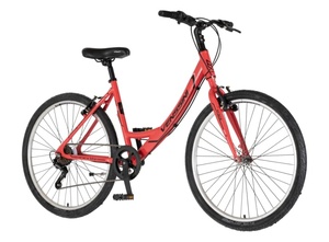 Bicikl mtb venssini parma alu 26" alu 17" v-brake  6 brzina 142-165cm (s) roze 1262105