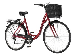 Bicikl fashion venssini grace 28" alu 21" v-brake  6 brzina 155-178cm (s/m) crveni 1282072