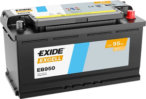 Exide Excell akumulator za automobile 12V 95Ah EB950