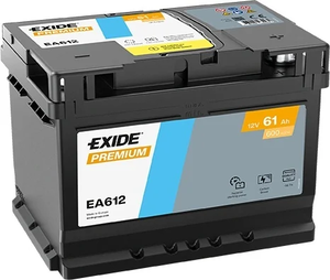 Exide Premium akumulator za automobile 12V 61Ah EA612