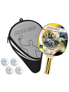 Reket za toni tenis sa futrolom i lopticama za stoni tenis Komplet TOP TEAM 500 GIFT SET