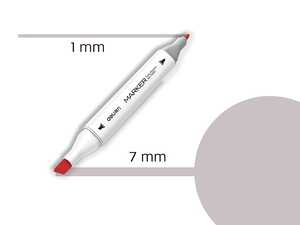 DELI MARKER SKETCH  WG3 SVETLO TOPLO SIVA 70801A-WG3