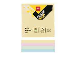 DELI STIKER KOCKA  76x76mm MIX BOJE EA01703 - 100*4 LISTA