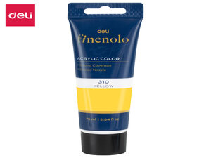 DELI AKRILNA BOJA  U TUBI ŽUTA 75ml EC75-YL