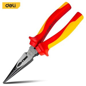 DELI Špicasta klešta VDE prava 180mm EDL512108