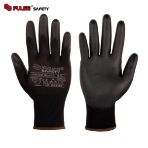 DELI Zaštitne rukavice Hunter Black, PU, vel. 8