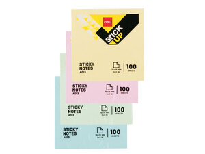 DELI STIKER BLOK  MIX BOJE 76x76mm EA01303 - -100 LISTA