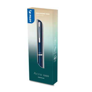 PILOT HEMIJSKA OLOVKA  ACRO 1000 1.0 NAVY PLAVA U POKLON KUTIJI