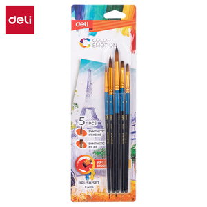 DELI ČETKICE  ZA SLIKANJE SET 1/5 najlonska dlaka
