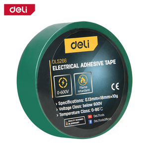 DELI PVC izolir traka zelena 18mm x 10m EDL5266