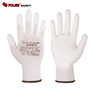 DELI Zaštitne rukavice Hunter White, PU, vel. 10