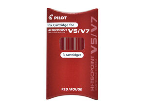 PILOT ULOŽAK  ZA V7/V5 HI-TECPOINT REFILLABLE CRVENI 3/1