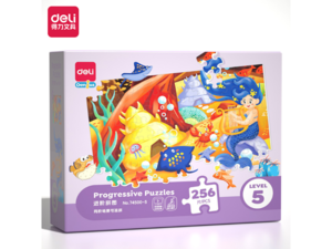 DELI PUZZLE - SLAGALICA  PROGRESIVNI nivo 5 - 256 delova 74500-5