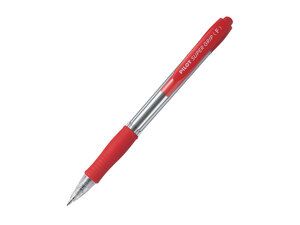PILOT HEMIJSKA OLOVKA  SUPER GRIP F CRVENA