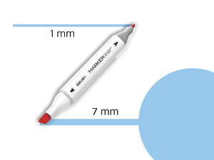 DELI MARKER SKETCH  76 NEBO PLAVA 70801A-76