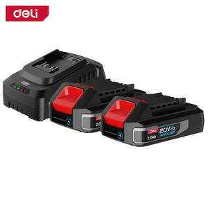 DELI Set baterija + punjač 2AH EDE-CM20A2E