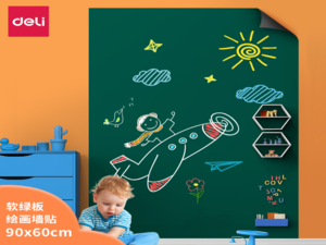 DELI ZELENA TABLA  MAGNETNA I SAMOLEPLJIVA ZA ZID 60x90cm 50131