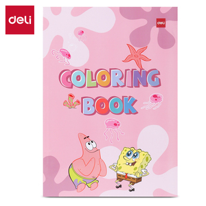 DELI BOJANKA  SUNĐER BOB PINK 250m*176(mm), 12 lista, 120g papir EN053