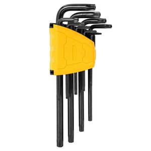 DELI Set dugih torx ključeva Black T10-T50, 9kom EDL234209H